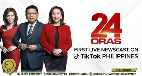 Picture of media reporter in pilippines 24 oras